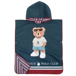 GREENWICH POLO CLUB 4042 JUNIOR ΠΟΝΤΣΟ ΘΑΛΑΣΣΗΣ 50Χ115